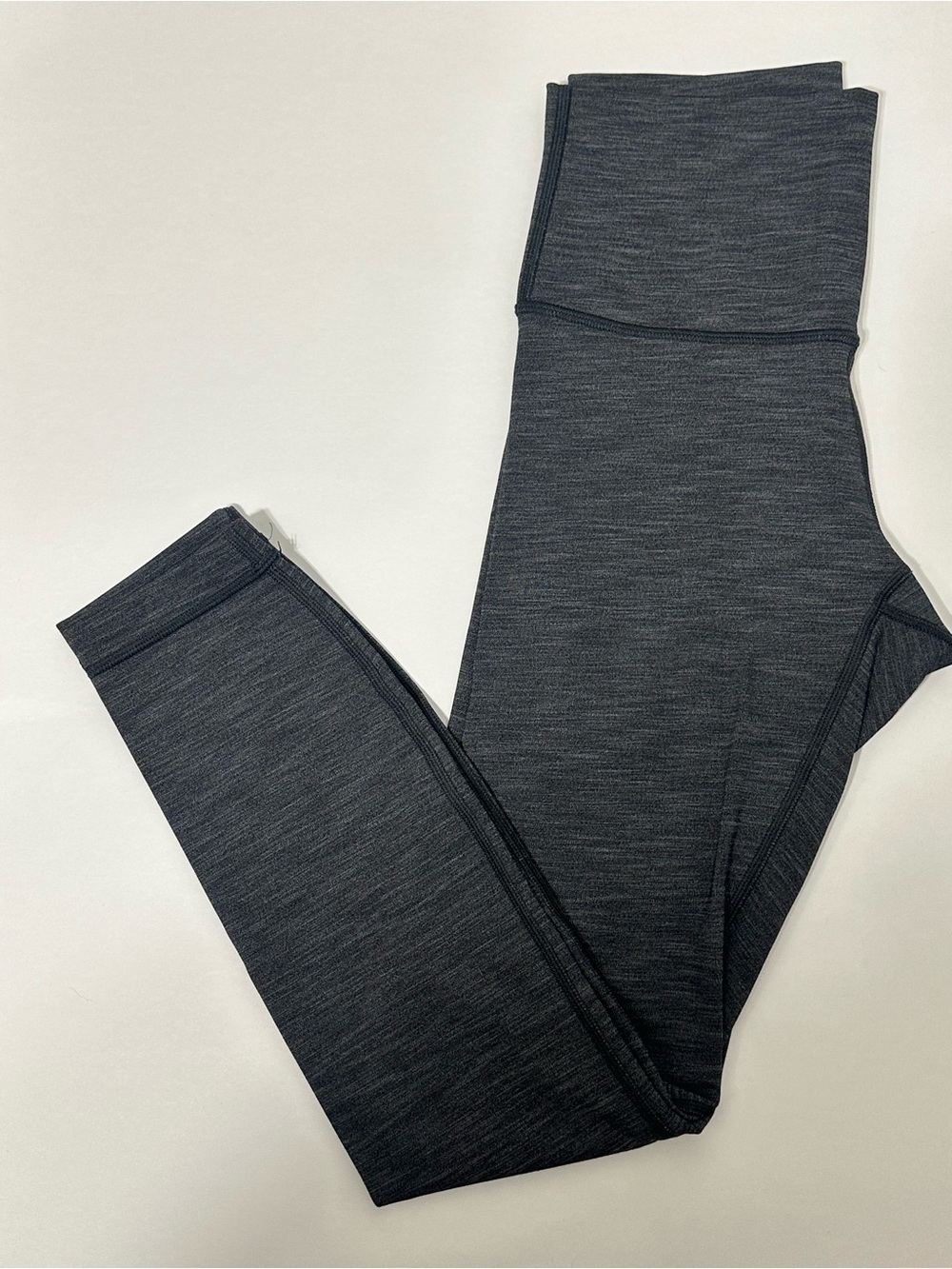 Lululemon Crop Leggings Size 4 Heathered Gray
